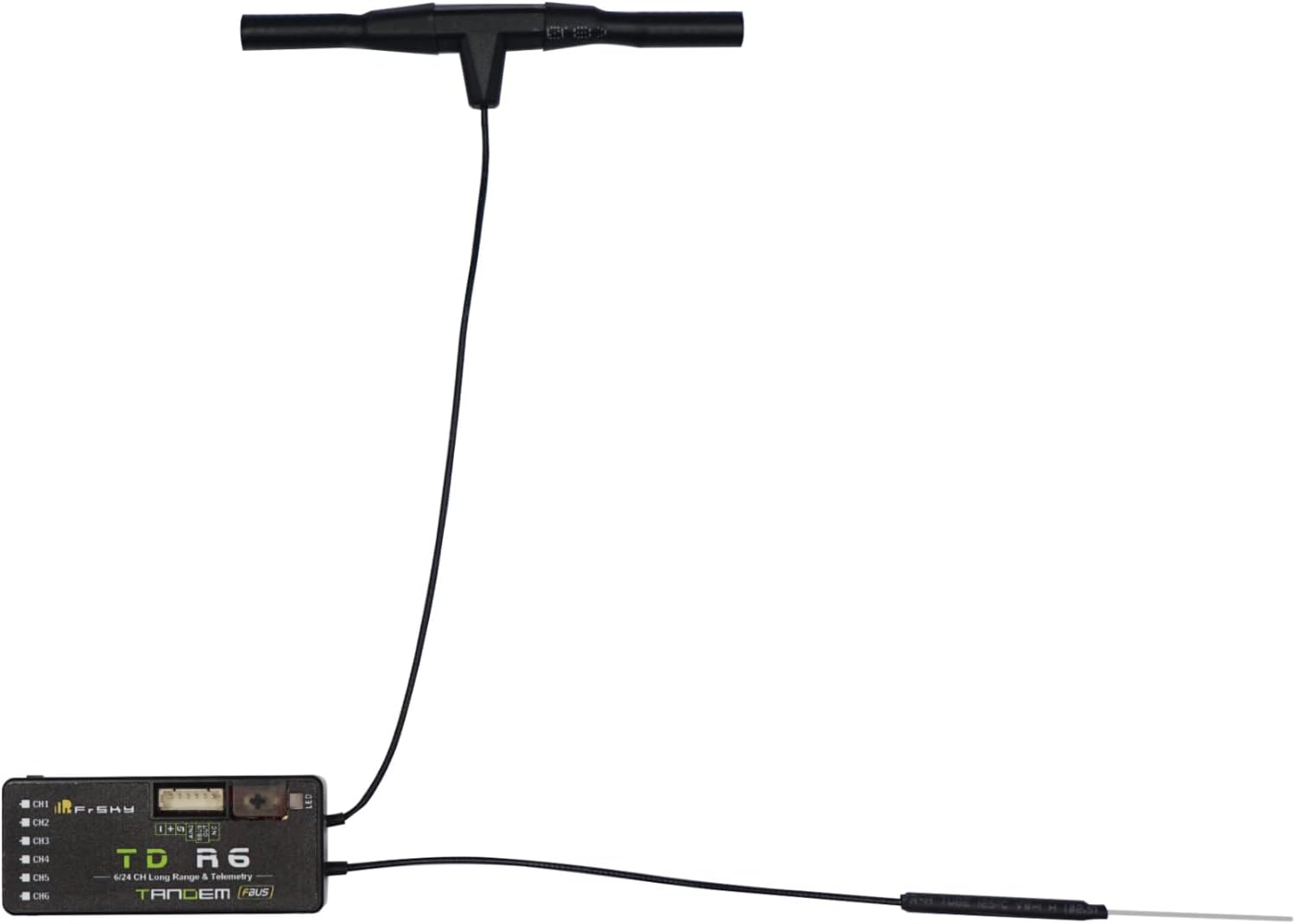 FrSky TD R6 receptor doble banda 2.4GHz y 900MHz con 6 salidas PWM