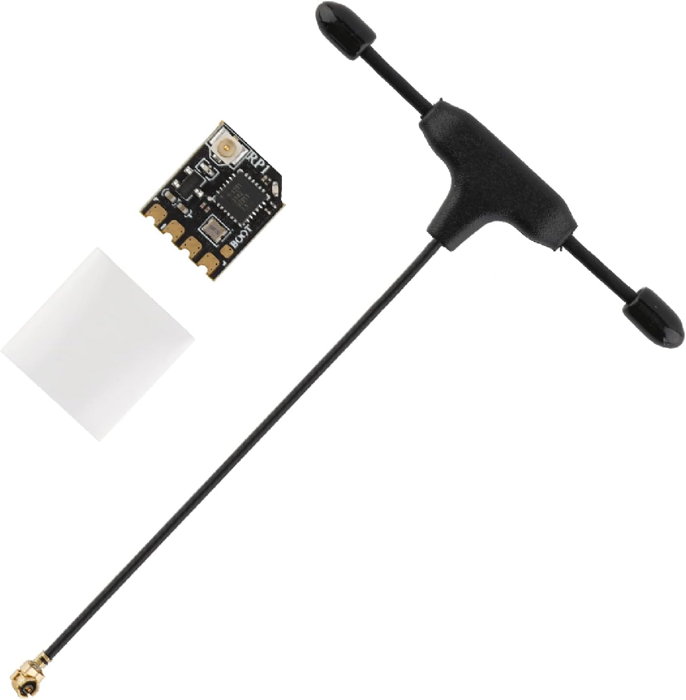 RadioMaster RP1 ExpressLRS receptor nano con antena UFL T de 65mm