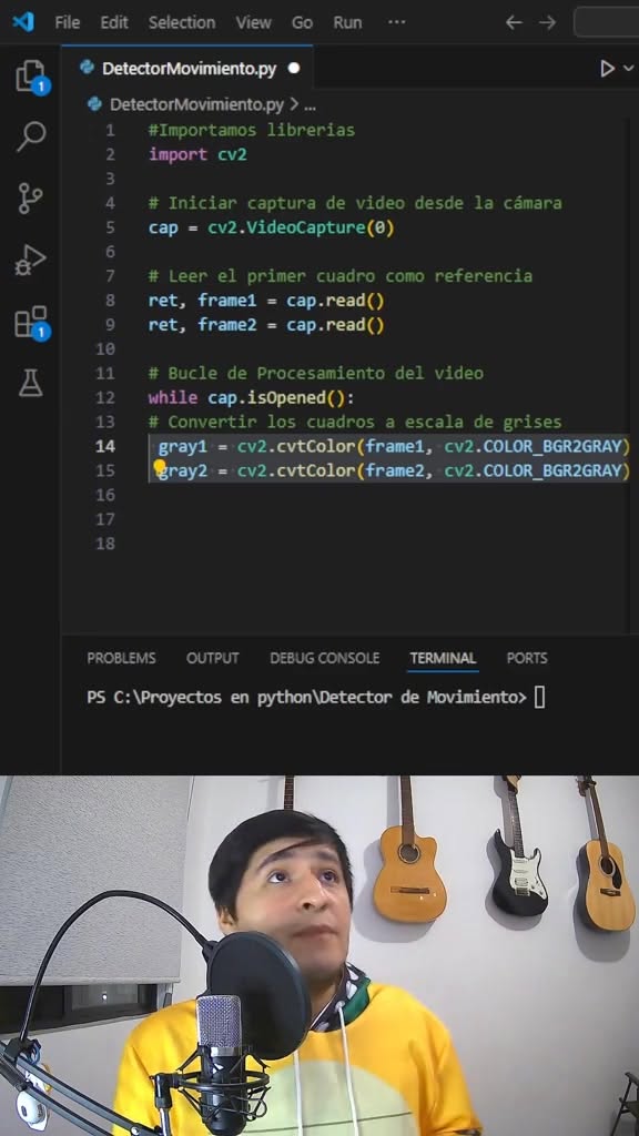Facebook Reel: Cómo crear un detector de movimiento en Python