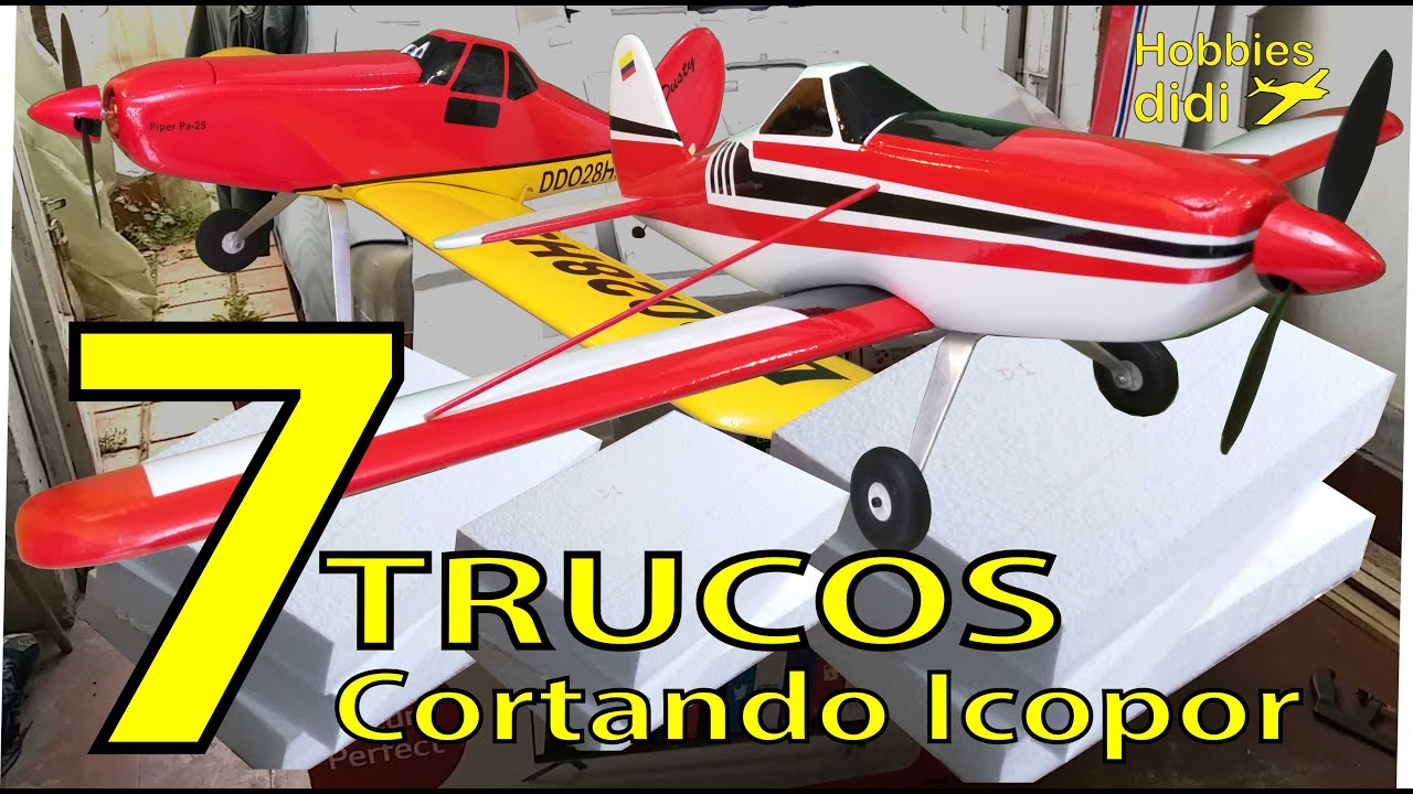 Video: 💡7 trucos para cortar icopor en la construcción de aeromodelos