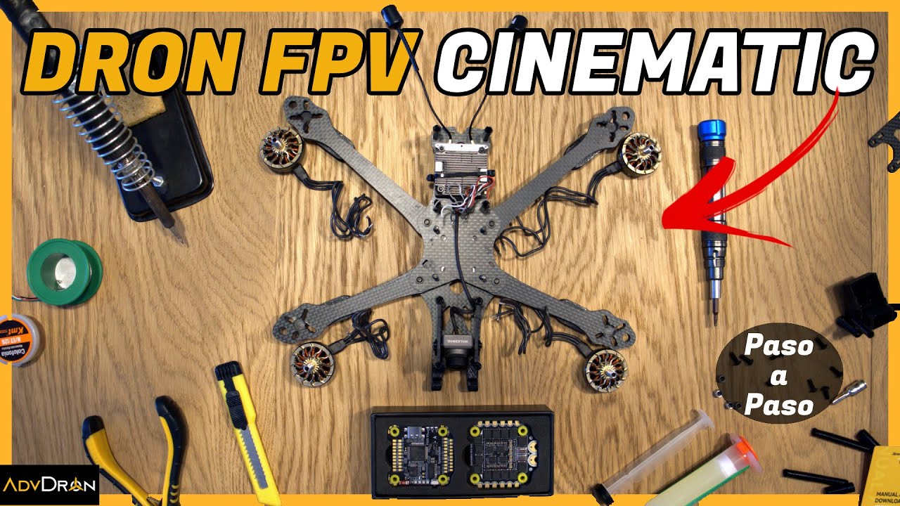 Video: 🔶Dron FPV CINEMATIC BARATO 5"🔶 Montaje Completo [ Paso a Paso ]