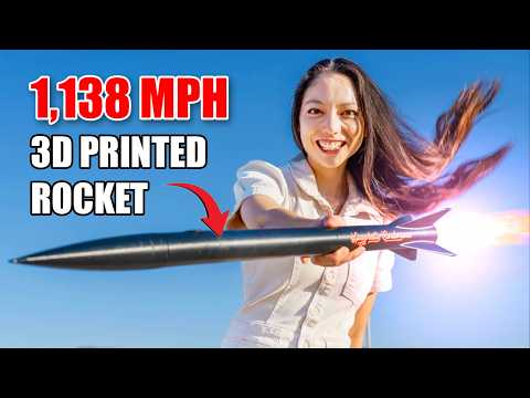 Video: I Broke the Sound Barrier with a 3D Printed Rocket