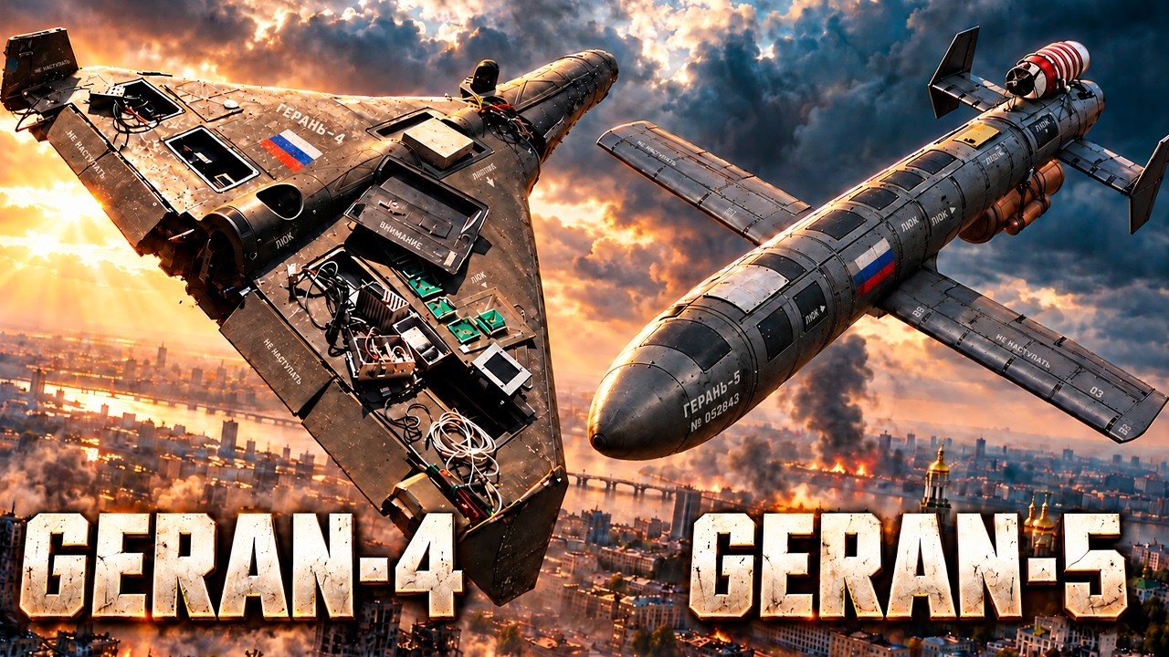 Video: 🇷🇺🔥 GERAN-4 y GERAN-5: ¡LOS NUEVOS DRONES KAMIKAZE A REACCIÓN DE RUSIA!