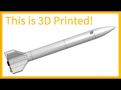 Video: Launching a 3D Printed Rocket