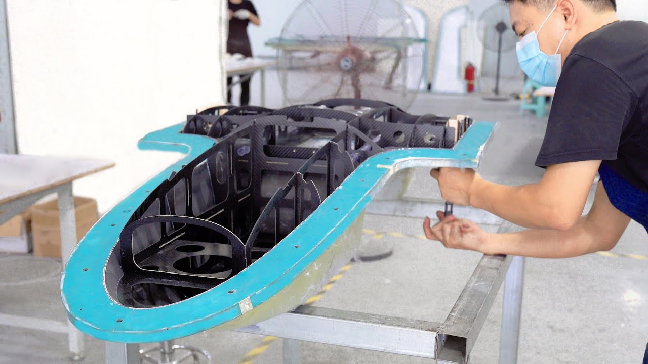 Video: How to Build a Carbon Fiber Plane？Process of VTOL Fixed-Wing Drone Construction